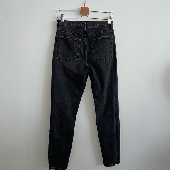 Everlane Highrise Black Skinny Jeans 30 Tall - Picture 2 of 3